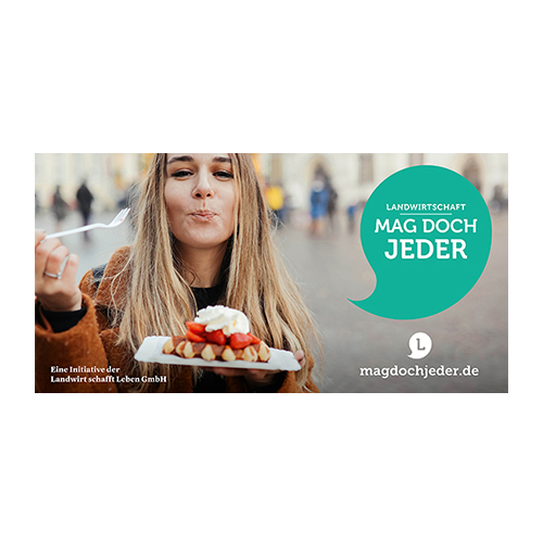 Premium Bannerplane „Erdbeertorte“