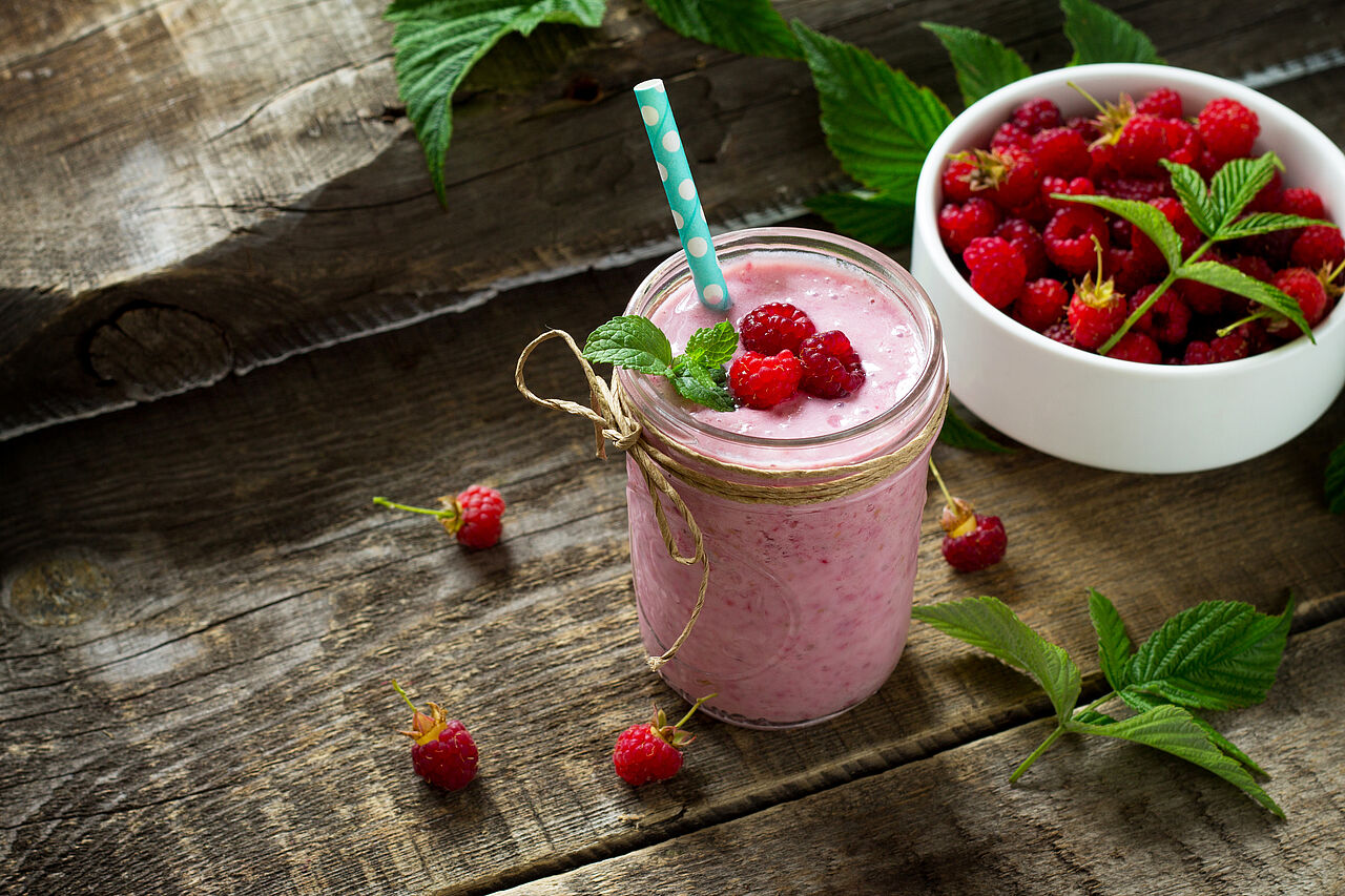 Smoothie-Rezept mit frischen Beeren Beerenobst eignet sich für viele frische Speisen