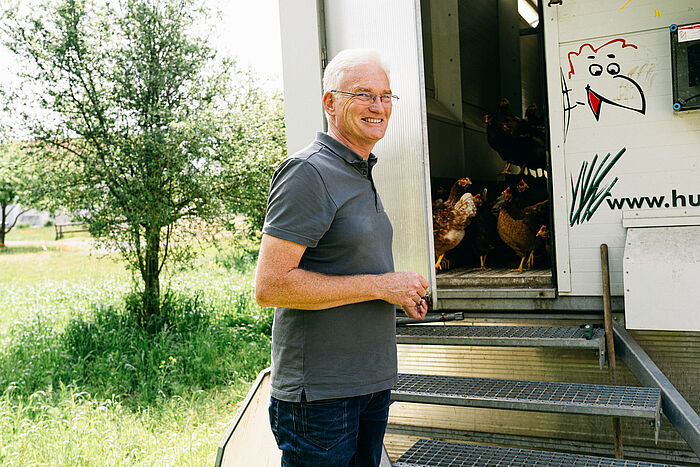 Bio-Landwirt Andreas Engermann auf seinem landwirtschaftlichen Betrieb